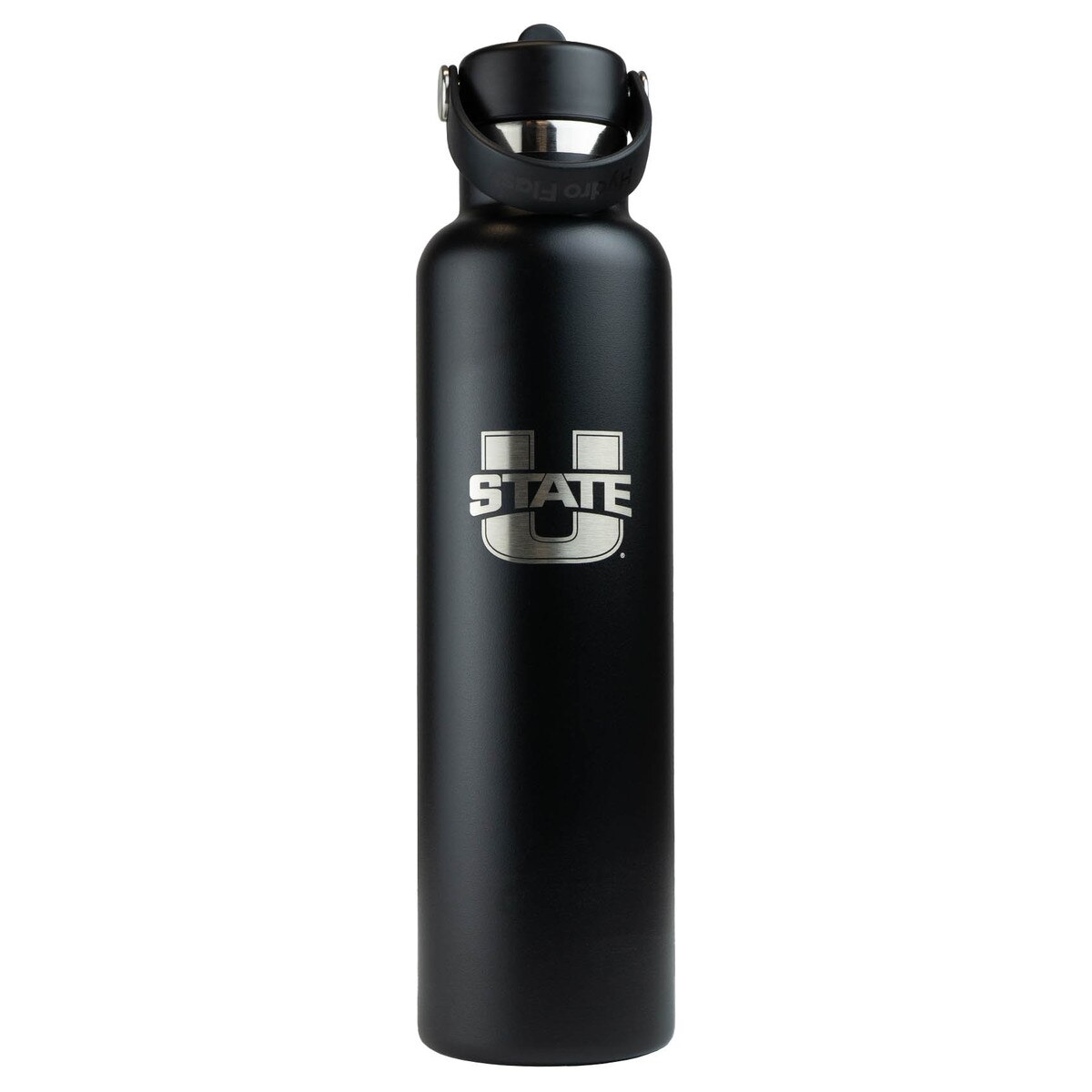 U-State Standard Mouth Flex Straw Lid Hydro Flask - 24 Oz. black